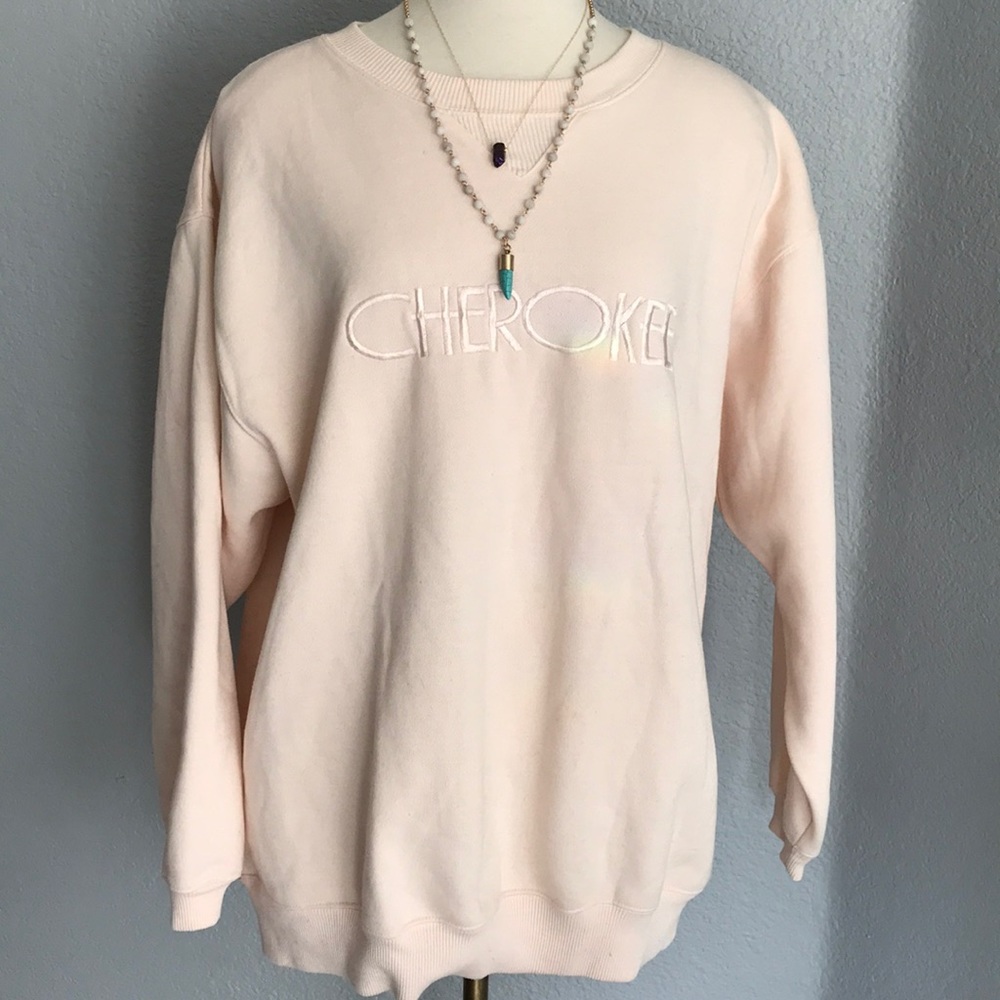 Long Sleeved Cherokee Crewneck. - A17